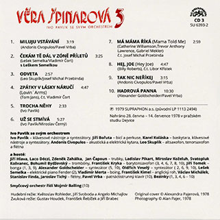 vera spinarova boxset cas muj za to stal cd 3 vera spinarova 3 back